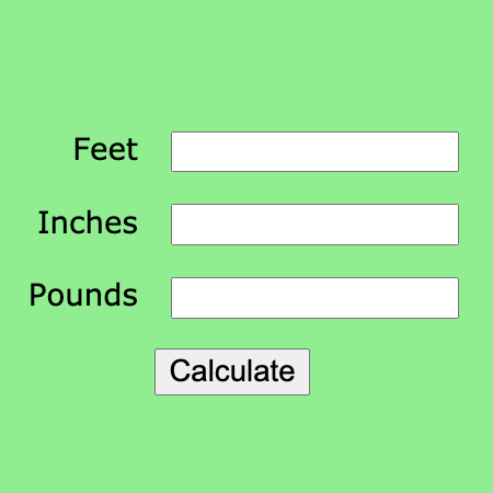 BMI Calculator